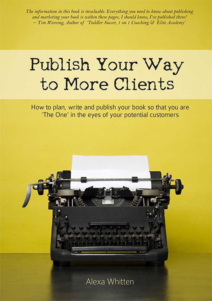 How to write a book - Publish Your Way to More Clients book cover thumbnail