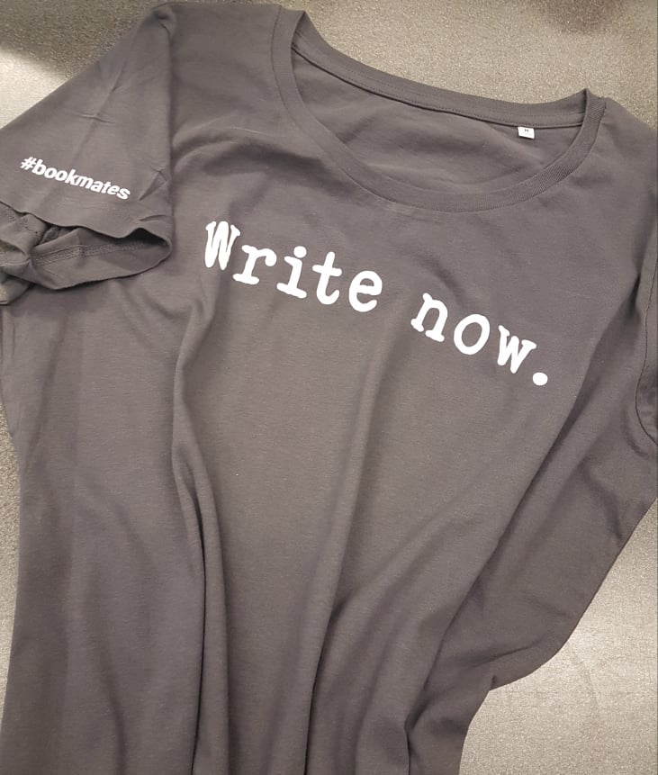 Write Now T-shirt in grey